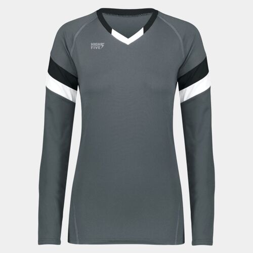 High Five Ladies TruHit Tri-Color Long Sleeve Jersey 342242 Ladies TruHit Tri-Color Long Sleeve Jersey Thumbnail