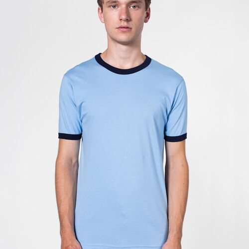 2410 Fine Jersey S/S Ringer T-Shirt Thumbnail