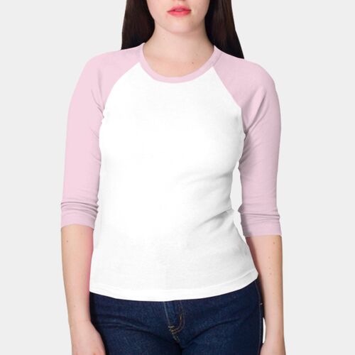 4353 Baby Rib 3/4 Sleeve Raglan Thumbnail