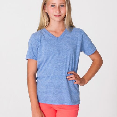 American Apparel TR256 Youth Tri-Blend V-Neck T-Shirt TR256 TR256 Youth Tri-Blend V-Neck T-Shirt Thumbnail
