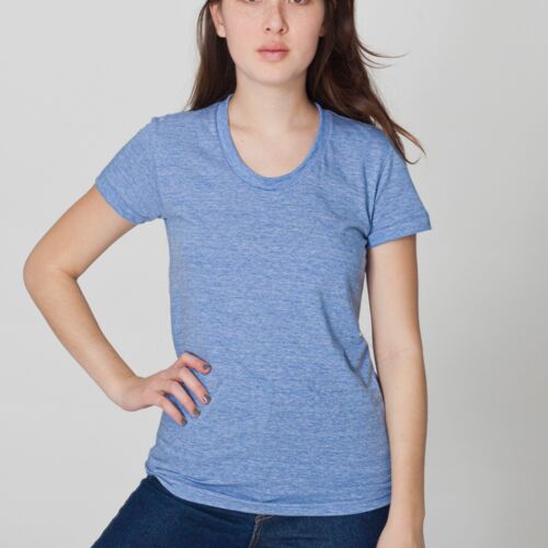 American Apparel tr301 Tri-Blend S/S Womens Track T-Shirt tr301 tr301 Tri-Blend S/S Womens Track T-Shirt Thumbnail