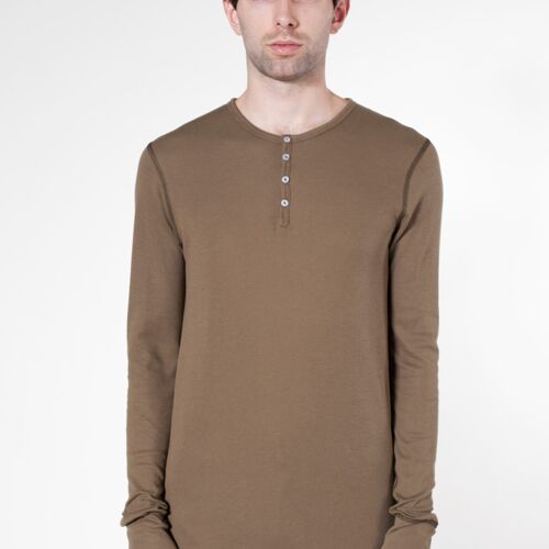 American Apparel t457 Baby Thermal L/S Henley t457 t457 Baby Thermal L/S Henley Thumbnail