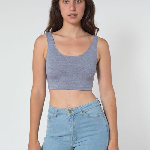 American Apparel 8384 Cotton Spandex Crop Tank 8384 8384 Cotton Spandex Crop Tank Thumbnail