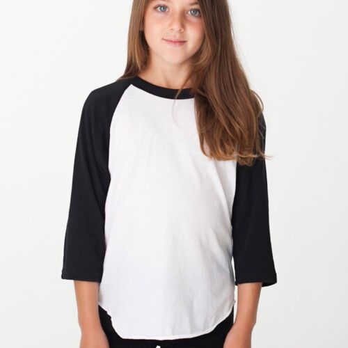 American Apparel BB253 Youth Poly-Cotton 3/4 Sleeve Raglan BB253 BB253 Youth Poly-Cotton 3/4 Sleeve Raglan Thumbnail