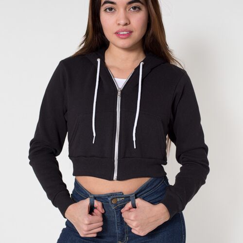 American Apparel F397 Cropped Flex Fleece Hooded Sweatshirt F397 F397 Cropped Flex Fleece Hooded Sweatshirt Thumbnail