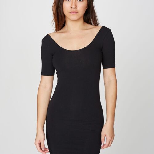 American Apparel rsa8340 Cotton Spandex Jersey Double-U Neck Mini Dress rsa8340 rsa8340 Cotton Spandex Jersey Double-U Neck Mini Dress Thumbnail