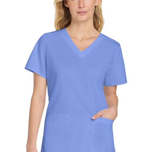 Wink Women's WorkFlex V Neck Top WW4560 Women's WorkFlex V Neck Top Thumbnail