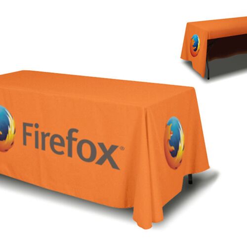 B2 Sign Table Cover: 6ft, 3 sided (Open Back) TC63 Table Cover: 6ft, 3 sided (Open Back) Thumbnail
