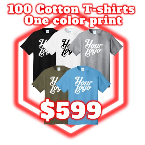 100 Core Cotton Tshirts $599 Bundle 1001CBundle 100 Core Cotton Tshirts $599 Bundle Thumbnail
